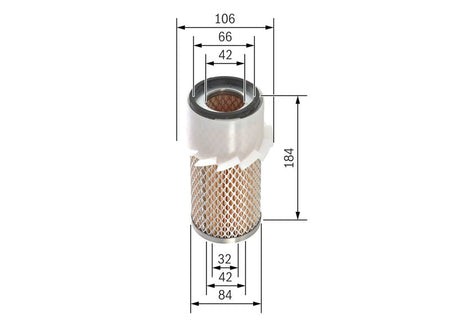 Bosch F026400337 Air Filter - 1