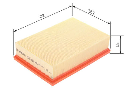 Bosch F026400345 Air Filter - 1