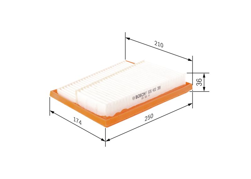 Bosch F026400388 Air Filter - 1