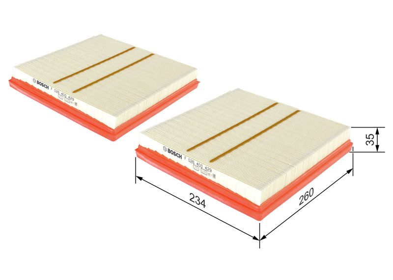 Bosch F026400429 Air Filter - 5