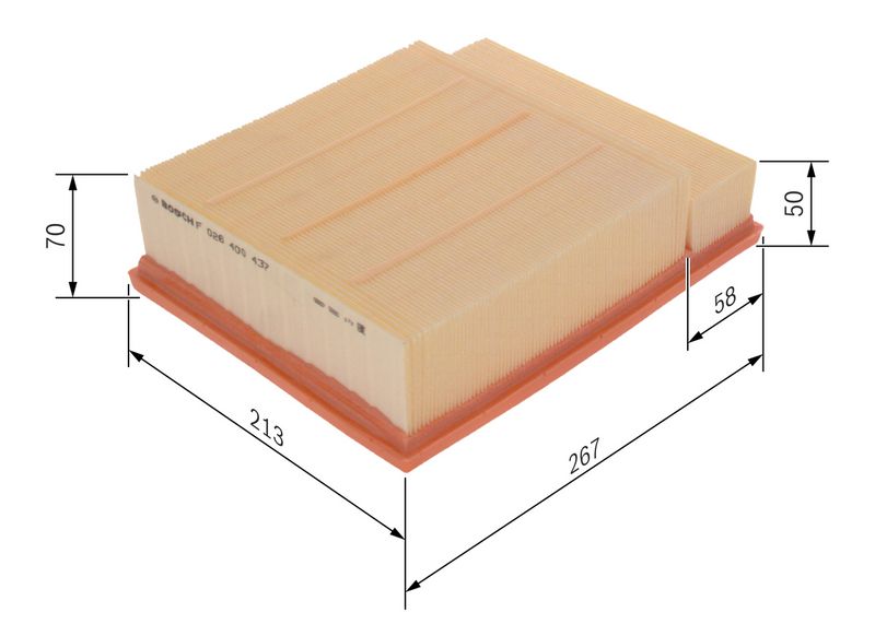 Bosch F026400437 Air Filter - 1