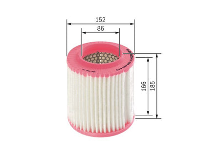 Bosch F026400443 Air Filter - 1