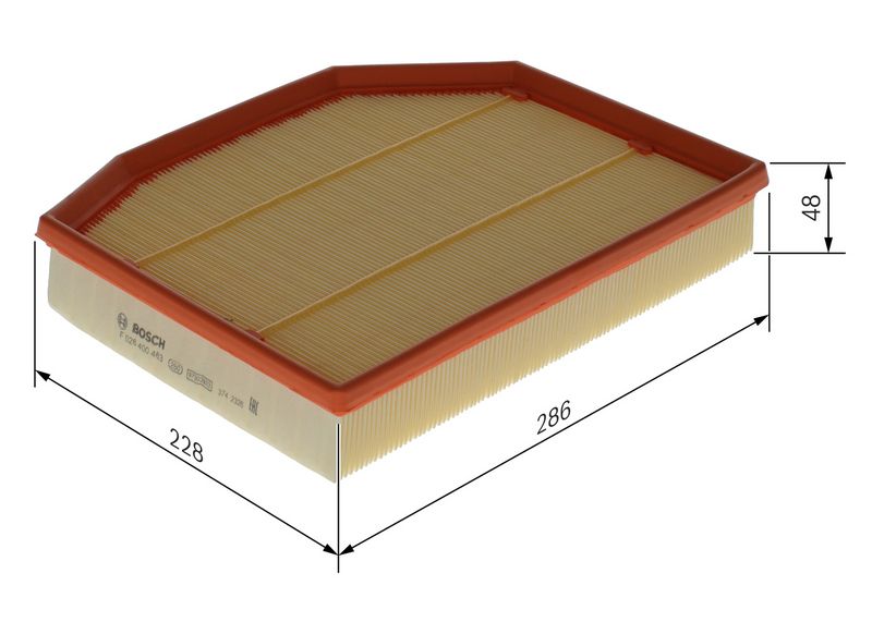 Bosch F026400463 Air Filter - 1