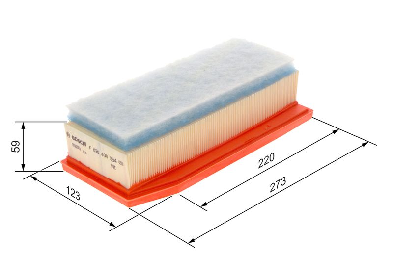 Bosch F026400534 Air Filter - 1
