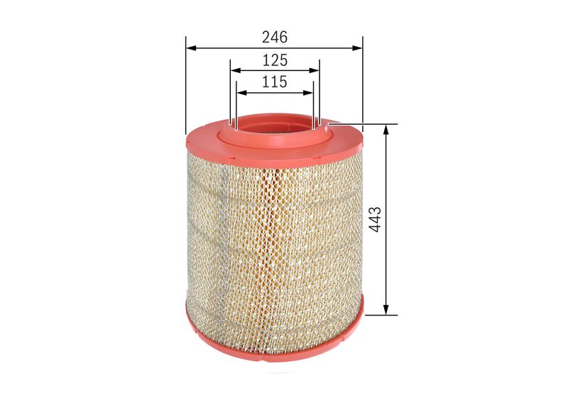Bosch F026400562 Air Filter - 1