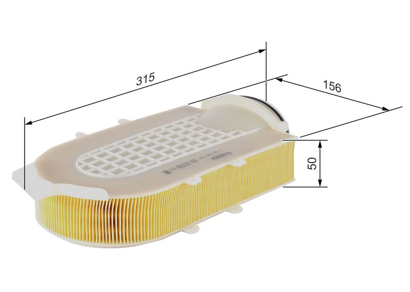 Bosch F026400599 Air Filter - 5