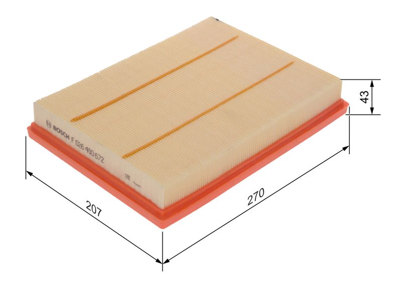 Bosch F026400672 Air Filter - 1