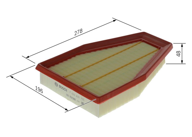 Bosch F026400755 Air Filter - 1