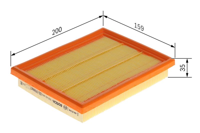 Bosch F026400842 Air Filter - 1