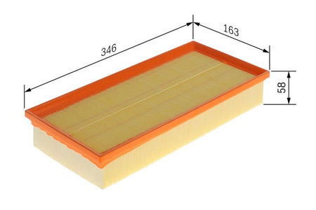 Bosch F026400863 Air Filter - 1
