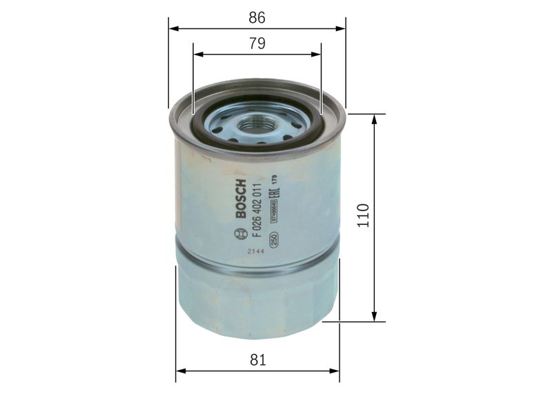 Bosch F026402011 Fuel Filter - 5