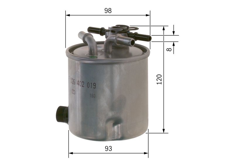 Bosch F026402019 Fuel Filter - 5