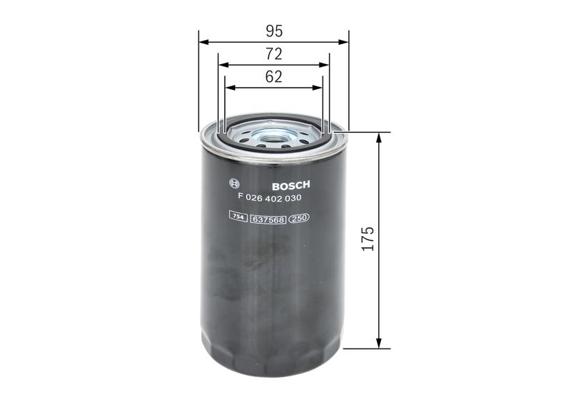 Bosch F026402030 Fuel Filter - 1