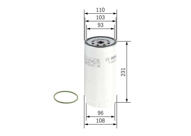 Bosch F026402038 Fuel Filter - 1