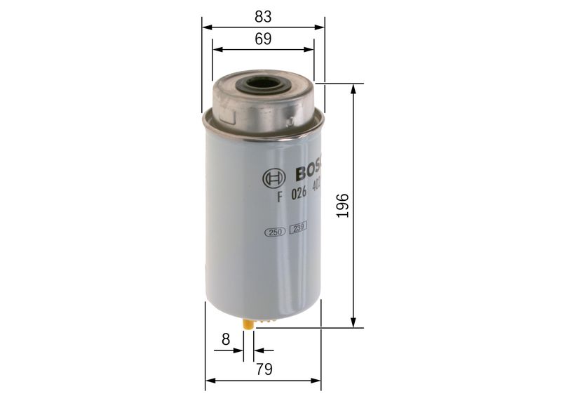 Bosch F026402040 Fuel Filter - 5