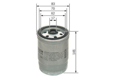Bosch F026402043 Fuel Filter - 1