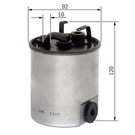 Bosch F026402044 Fuel Filter - 1