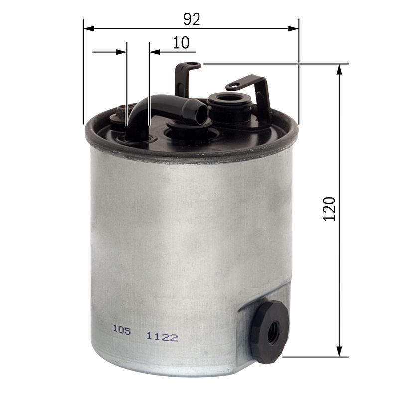 Bosch F026402044 Fuel Filter - 1