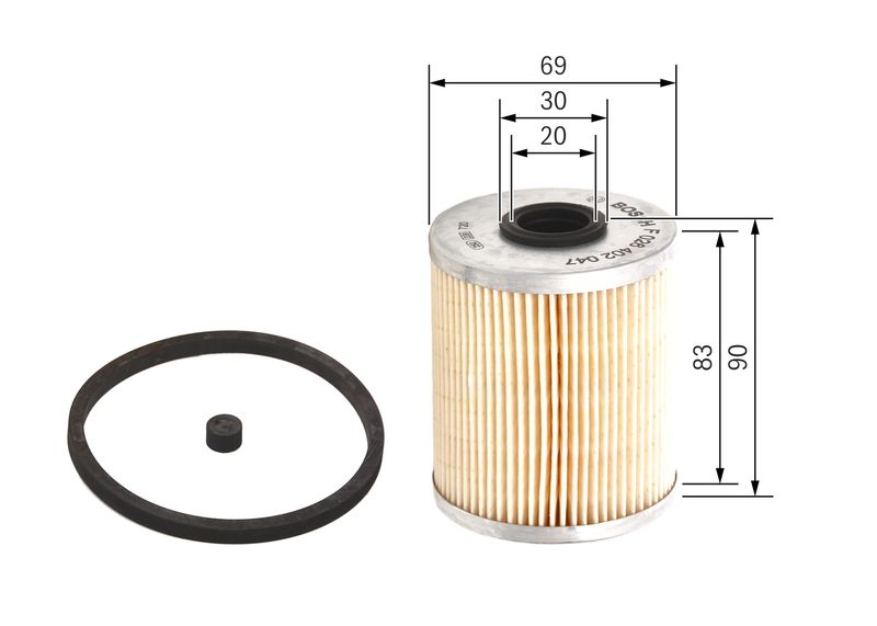 Bosch F026402047 Fuel Filter - 1