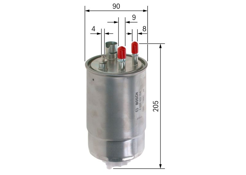 Bosch F026402054 Fuel Filter - 5
