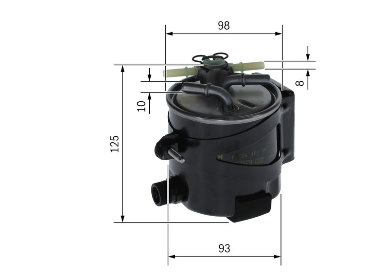 Bosch F026402061 Fuel Filter - 5