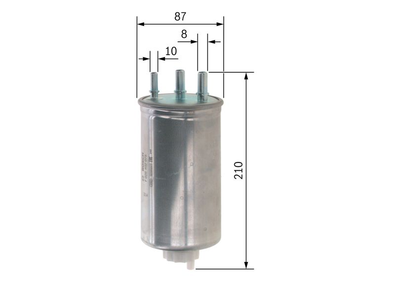 Bosch F026402075 Fuel Filter - 5