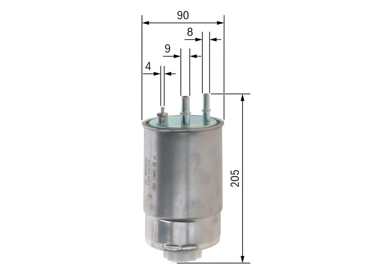 Bosch F026402076 Fuel Filter - 5