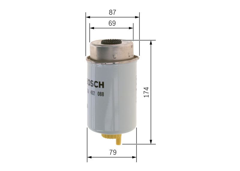 Bosch F026402088 Fuel Filter - 5