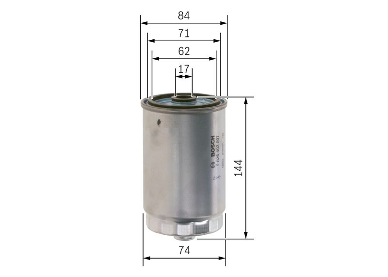 Bosch F026402097 Fuel Filter - 5