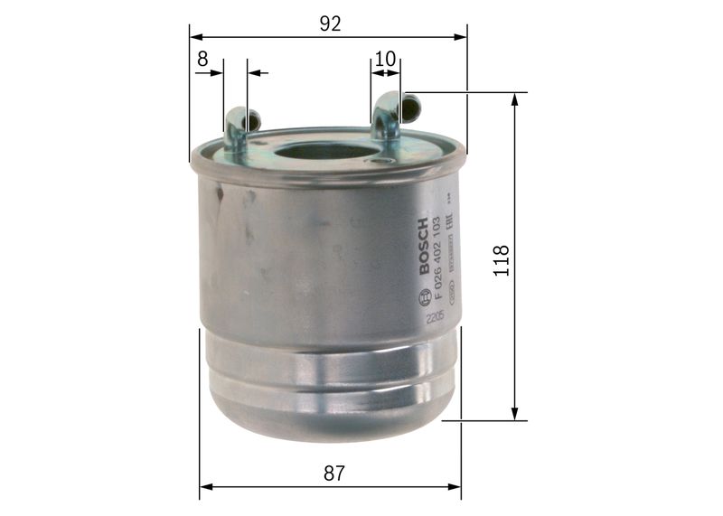 Bosch F026402103 Fuel Filter - 5