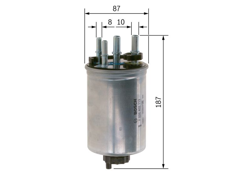 Bosch F026402113 Fuel Filter - 5