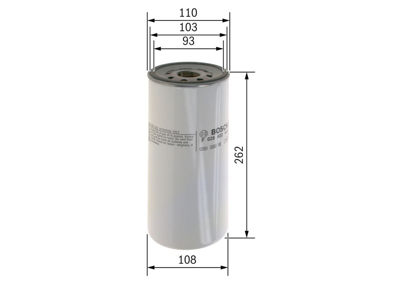 Bosch F026402141 Fuel Filter - 5