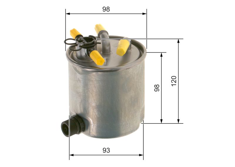 Bosch F026402182 Fuel Filter - 1