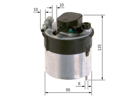 Bosch F026402204 Fuel Filter - 5