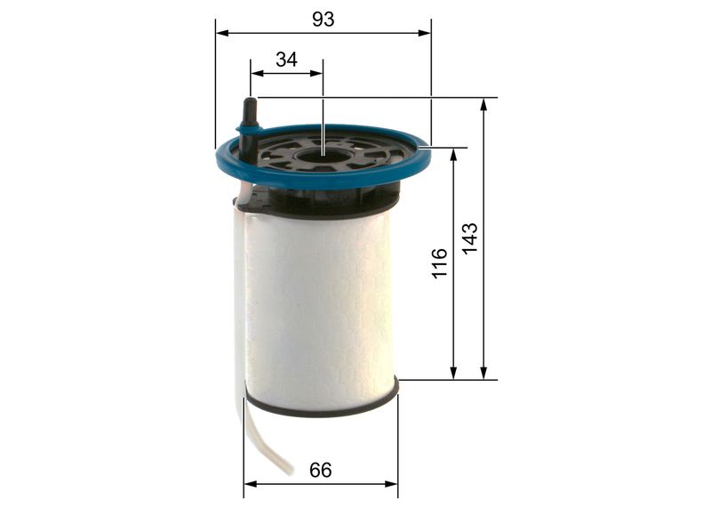 Bosch F026402212 Fuel Filter - 5