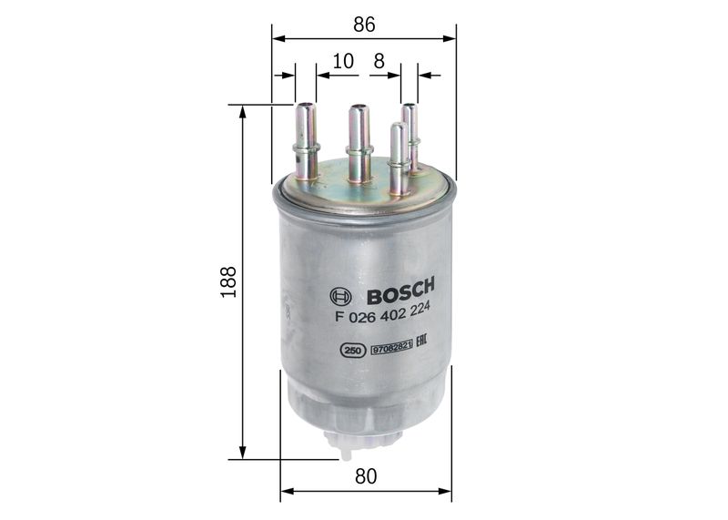 Bosch F026402224 Fuel Filter - 5