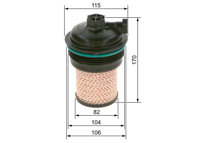 Bosch F026402247 Fuel Filter - 1