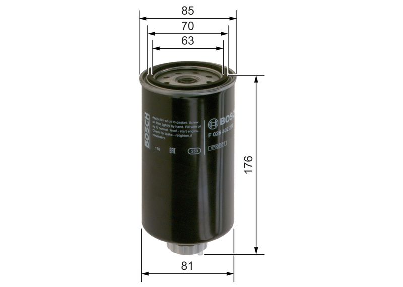 Bosch F026402270 Fuel Filter - 1