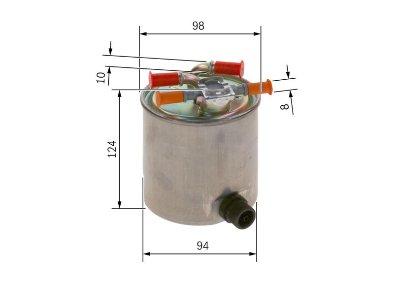 Bosch F026402742 Fuel Filter - 5