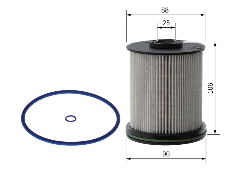 Bosch F026402795 Fuel Filter - 5