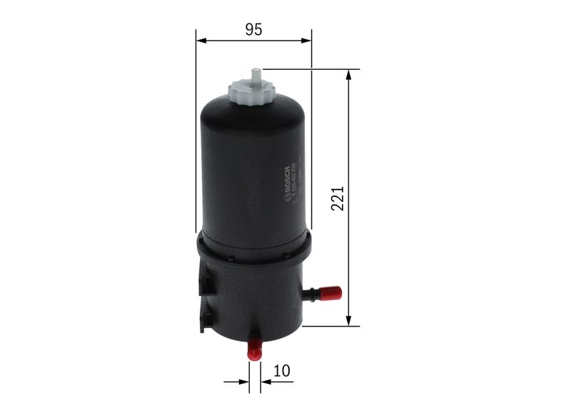 Bosch F026402828 Fuel Filter - 5