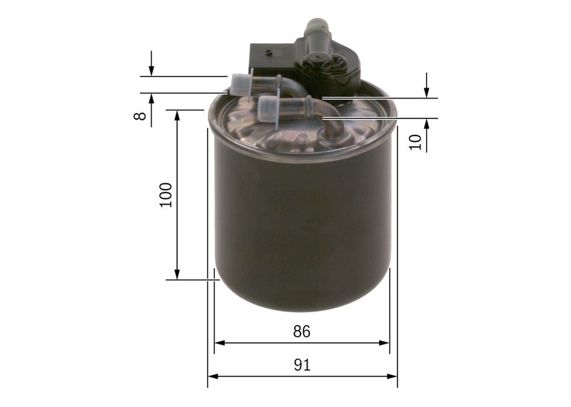 Bosch F026402836 Fuel Filter - 5