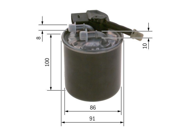 Bosch F026402839 Fuel Filter - 5