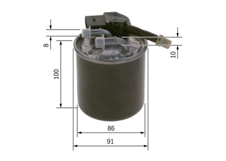 Bosch F026402839 Fuel Filter - 5