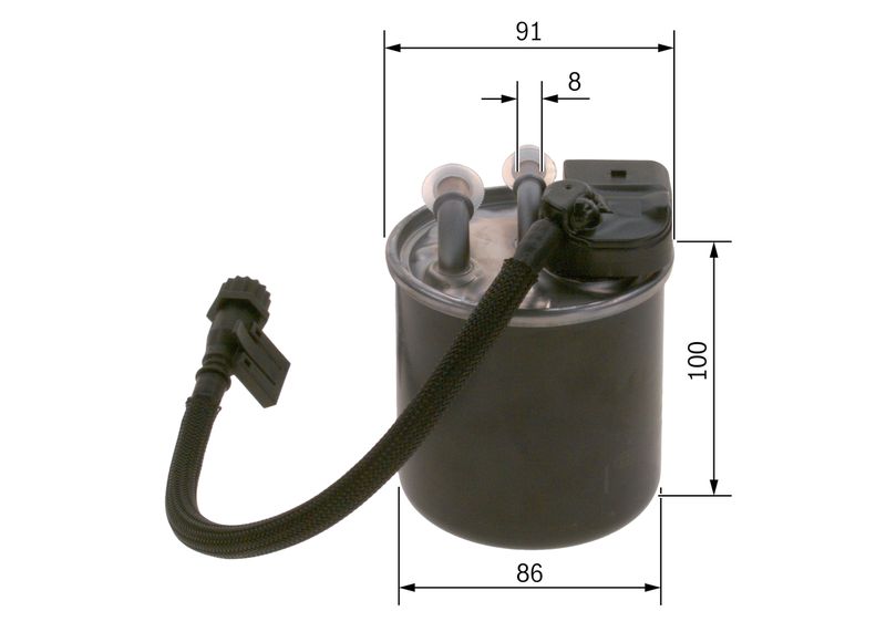 Bosch F026402841 Fuel Filter - 5