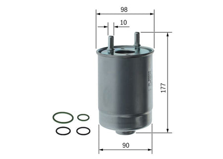 Bosch F026402850 Fuel Filter - 5
