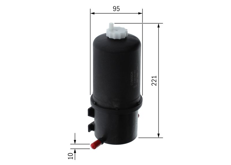 Bosch F026402853 Fuel Filter - 5