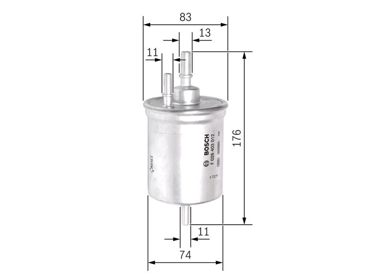 Bosch F026403012 Fuel Filter - 1