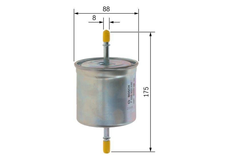 Bosch F026403030 Fuel Filter - 5