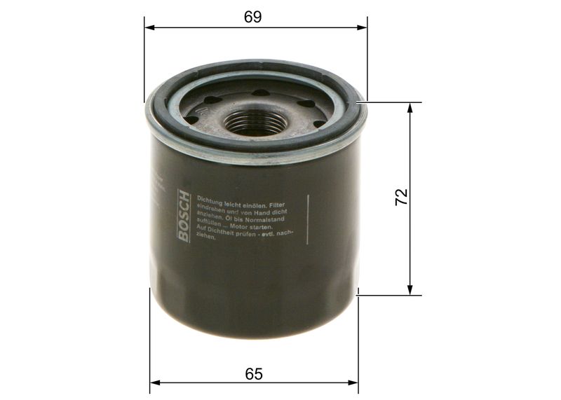 Bosch F026407001 Oil Filter - 1